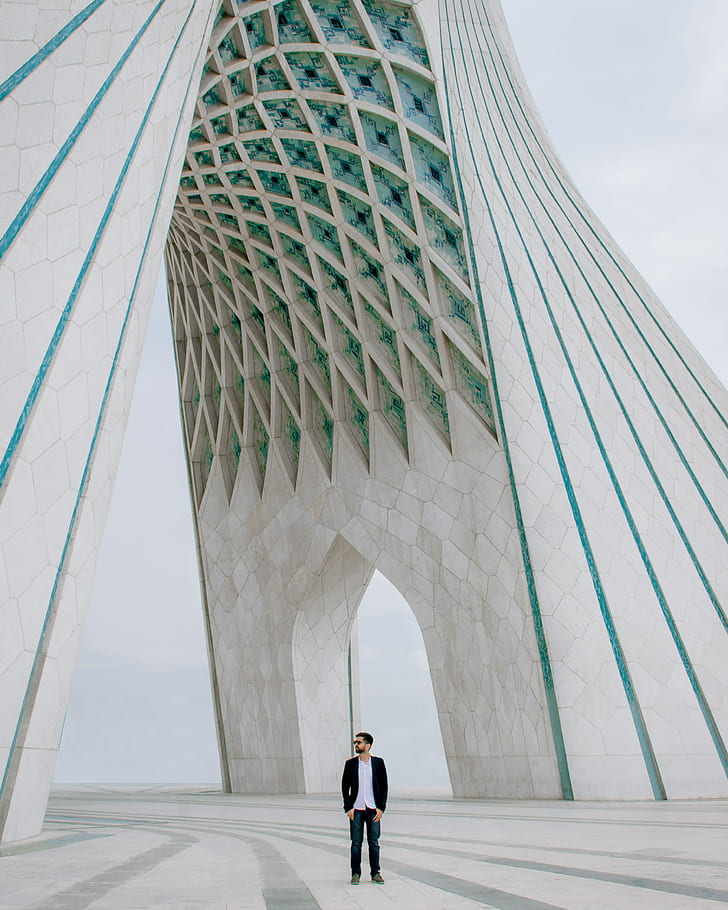 Иран, история, площад Азади, Техеран, HD тапет, тапет за телефон