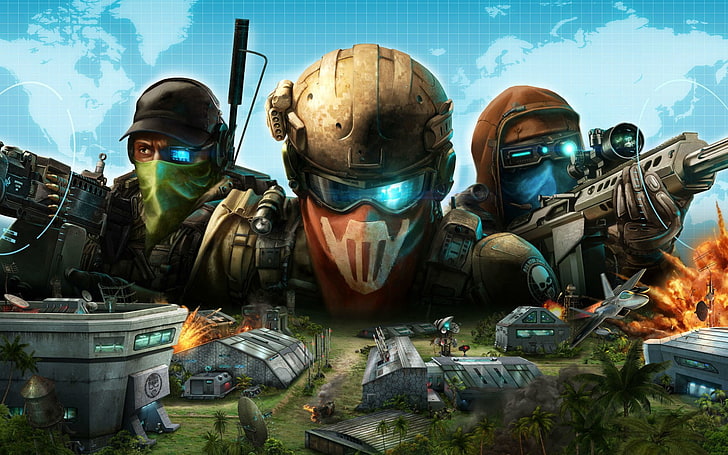 Videospiel, Tom Clancys Ghost Recon Commander, HD-Hintergrundbild