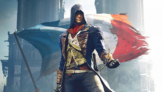 Assassin's Creed wallpaper, Assassin's Creed: Unity, Francia, videogiochi, Sfondo HD HD wallpaper