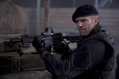 Los mercenarios, Jason Statham, Lee Christmas, Fondo de pantalla HD HD wallpaper