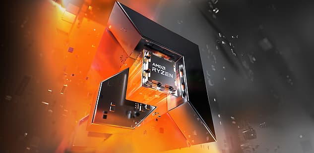 AMD, RYZEN, 7000, procesor, ultrawide, tech, Tapety HD HD wallpaper