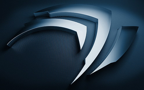 logo nvidia 3d, Teknologi, Wallpaper HD HD wallpaper
