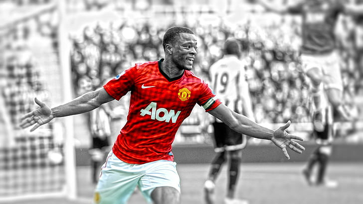 Manchester United, Patrice Evra, Tapety HD