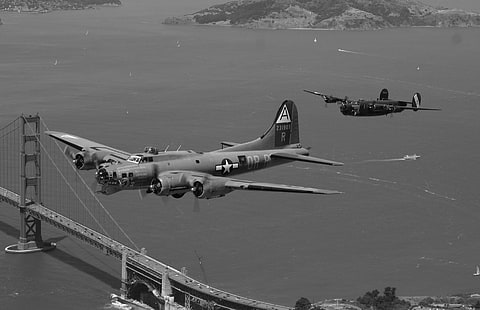 Бомбардировачи, Boeing B-17 Летяща крепост, HD тапет HD wallpaper