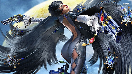 Bayonetta Charakter, Bayonetta, Videospiele, HD-Hintergrundbild HD wallpaper