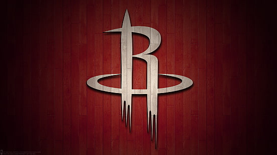 농구, 휴스턴 로켓츠, 로고, NBA, HD 배경 화면 HD wallpaper