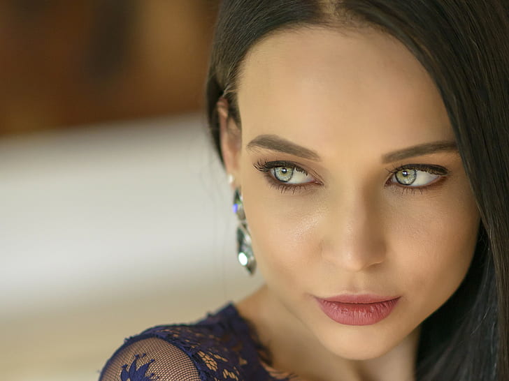 Angelina Petrova, Frauen, Gesicht, Porträt, HD-Hintergrundbild