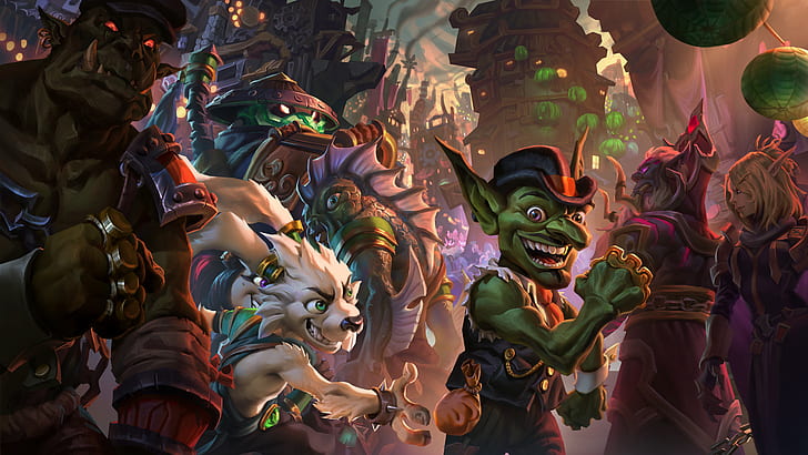 Hearthstone: Heroes of Warcraft, gry wideo, Mean Streets Gadgetzan, Tapety HD