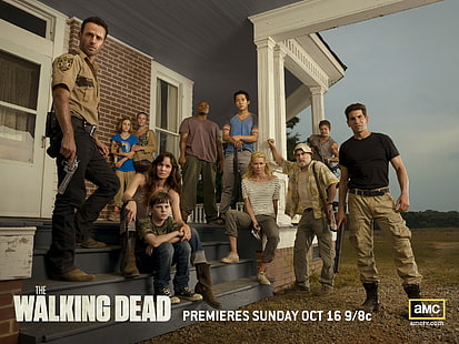 Обои «Ходячие мертвецы», The Walking Dead, Стивен Юн, HD обои HD wallpaper