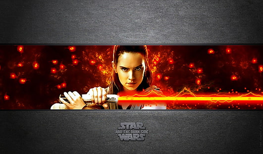 Star Wars Rey wallpaper, Star Wars: The Last Jedi, Star Wars, Rey (from Star Wars), lightsaber, HD wallpaper HD wallpaper