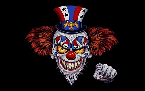 Dunkel, Clown, Gruselig, Böse, HD-Hintergrundbild HD wallpaper