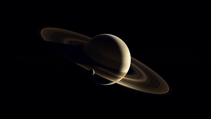 Saturn, space, planet, NASA, planetary rings, astronomy, HD wallpaper