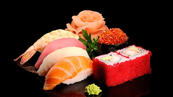salmon, food, dish, meal, dinner, gourmet, sushi, lunch, plate, salad, vegetable, delicious, meat, healthy, restaurant, seafood, snack, diet, fresh, tomato, cuisine, tasty, slice, vegetables, raw, appetizer, fish, sauce, nutrition, lettuce, onion, pepper, cheese, nutriment, prepared, eat, eating, cucumber, nobody, cooking, HD wallpaper HD wallpaper
