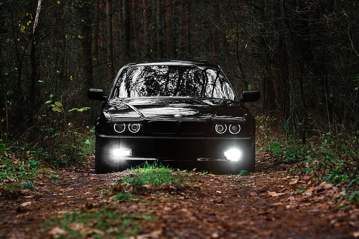 schwarzer BMW E46, Auto, BMW, Boomer, 7er, E38, HD-Hintergrundbild
