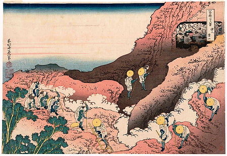 Hokusai, Japonya, Fuji Dağı, HD masaüstü duvar kağıdı HD wallpaper