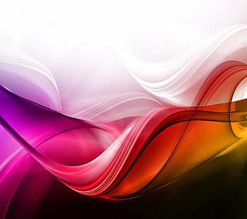 ศิลปะนามธรรมสีแดงสีส้มและสีม่วงนามธรรมหมุนมีสีสัน, วอลล์เปเปอร์ HD HD wallpaper