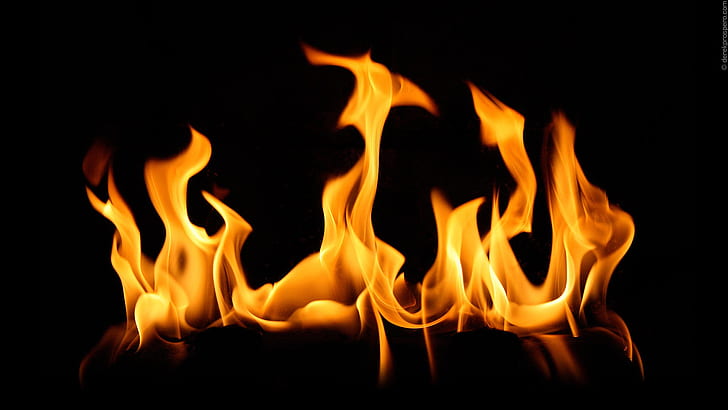 Fire Flames HD, огонь, пламя, HD обои