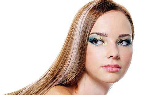 макияж, женщины, лицо, модель, HD обои HD wallpaper
