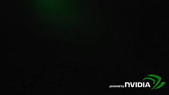Nvidia logo illustration, Nvidia, video games, green, logo, HD wallpaper HD wallpaper