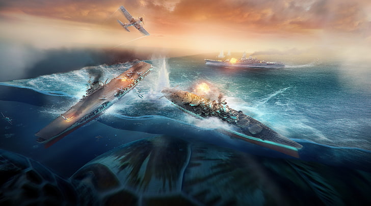 world of warships 4k pc hd  download, HD wallpaper