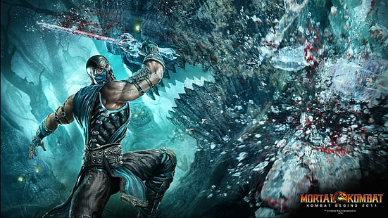 смертный комбат минус 1920x1080 Видеоигры Mortal Kombat HD Art, Mortal Kombat, Sub-Zero, HD обои HD wallpaper