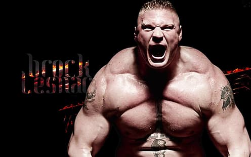 Брок Леснар, борьба, WWE, мужчины, HD обои HD wallpaper
