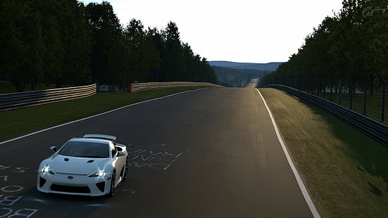 Gran Turismo Lexus LFA Nurburgring Race Track HD, รถยนต์, การแข่งขัน, ติดตาม, เล็กซัส, แกรน, ทูริสโม, นูร์เบิร์กริง, lfa, วอลล์เปเปอร์ HD HD wallpaper