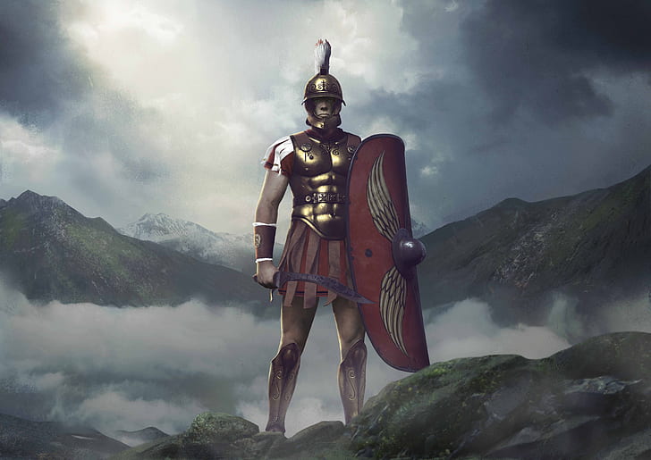 Total War: Arena, 4K, Scipio Africanus, commandant, Fond d'écran HD