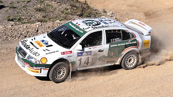 WRC, Octavia, Skoda, Sport, Car, Rally, วอลล์เปเปอร์ HD HD wallpaper
