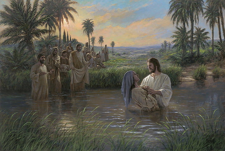 Religioso, Cristiano, Obra de arte, Jesús, Pintura, Fondo de pantalla HD