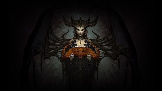  Video Game, Diablo IV, Demon, Diablo, Horns, Lilith (Diablo), HD wallpaper HD wallpaper