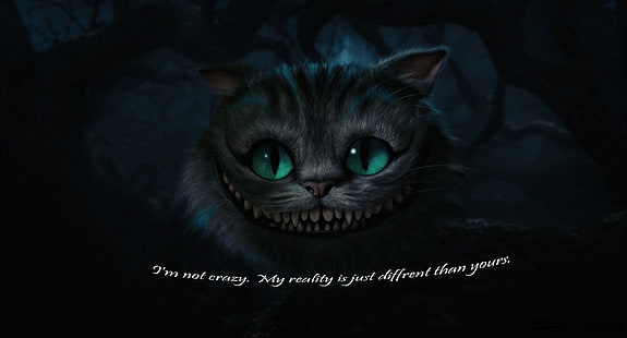 Film, Alicja w Krainie Czarów (2010), Kot z Cheshire (Alicja w Krainie Czarów), Tapety HD HD wallpaper