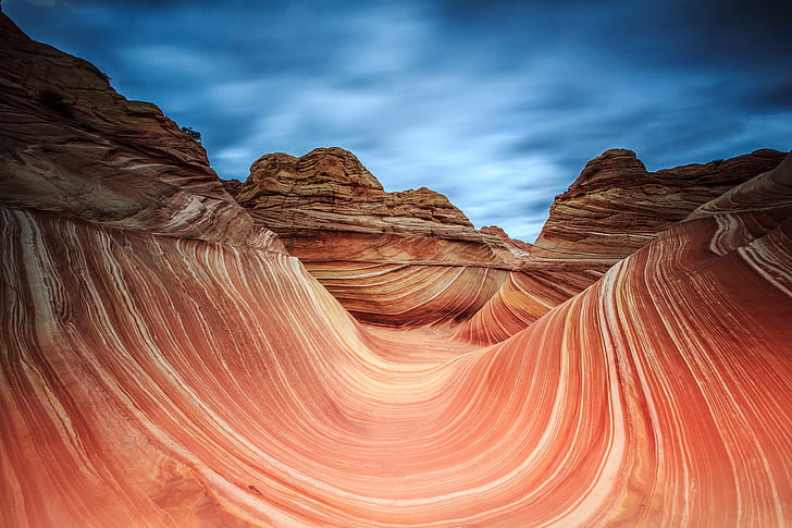 nature, rochers, AZ, Utah, USA, Canyon Coyote Buttes The, la vague Arizona, Fond d'écran HD
