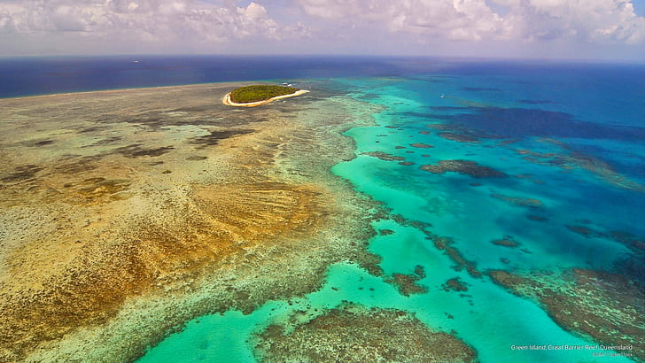 Green Island, Great Barrier Reef, Queensland, Oceania, HD wallpaper