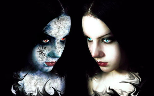 mörk, flicka, goth, goth loli, gothic, stil, kvinnor, HD tapet HD wallpaper
