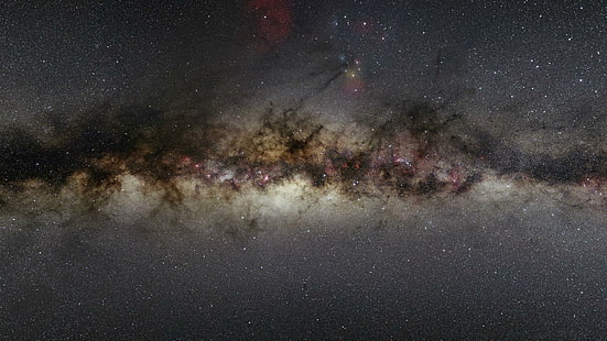 Stars Galaxy Milky Way HD, rymden, stjärnor, galaxen, vägen, mjölkaktig, HD tapet HD wallpaper