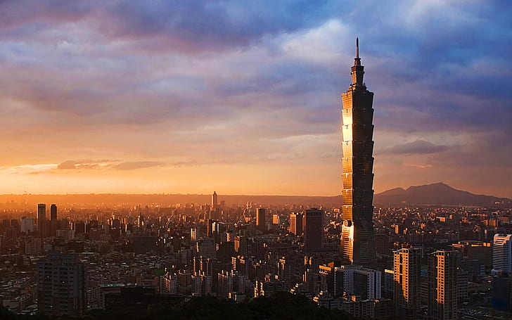 Taipei 101 & Taiwan HD, taipei 101 tower, world, travel, travel and world, amp, taiwan, taipei, 101, Sfondo HD