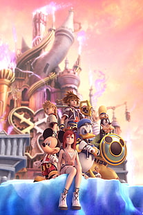 kingdom hearts 2000x3000 Videospel Kingdom Hearts HD Art, Kingdom Hearts, HD tapet HD wallpaper