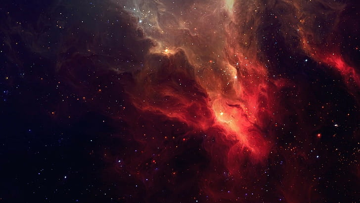 ruang, 2560x1440, Galaxy, nebula, cahaya, bintang, gambar, ruang hd, Wallpaper HD