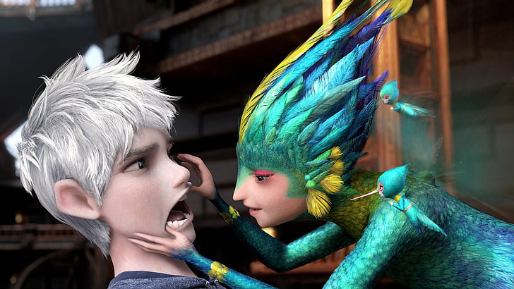Película, Rise Of The Guardians, Jack Frost, Tooth (Rise Of The Guardians), Fondo de pantalla HD