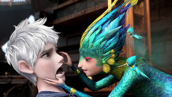 Film, Rise Of The Guardians, Jack Frost, Tooth (Rise Of The Guardians), HD tapet HD wallpaper