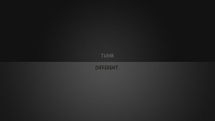 think different, HD wallpaper