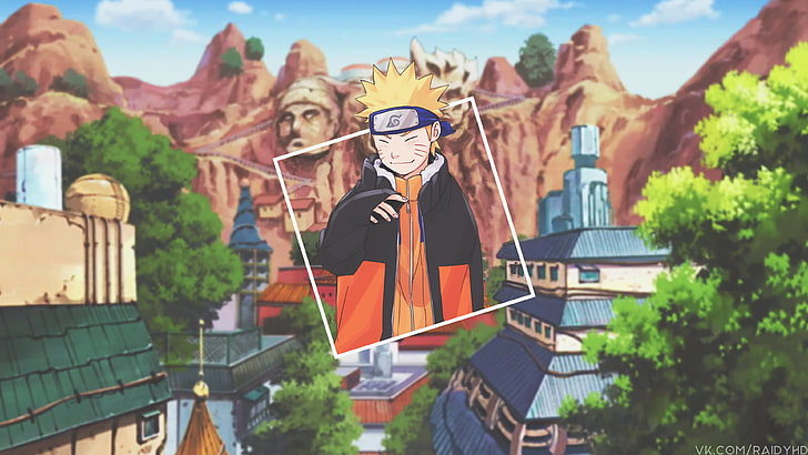 anime boys, anime, picture-in-picture, Naruto (anime), HD wallpaper