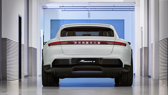 carros elétricos, Porsche Mission E Cross Turismo, 4k, HD papel de parede HD wallpaper