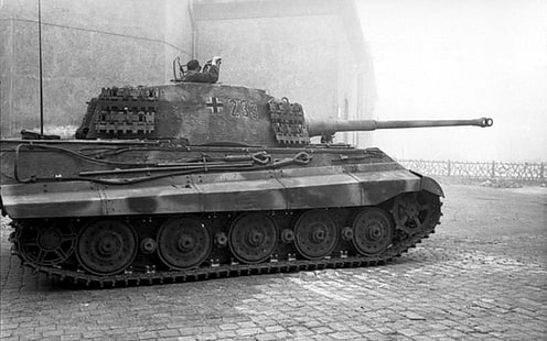 Tanks, Tank, Tiger II, World War II, HD wallpaper HD wallpaper