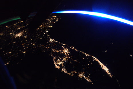 Weltraum, Universum, Erde, Internationale Raumstation, HD-Hintergrundbild HD wallpaper