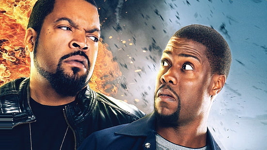 ภาพยนตร์, Ride Along, Cop, Ice Cube (คนดัง), Kevin Hart, วอลล์เปเปอร์ HD HD wallpaper