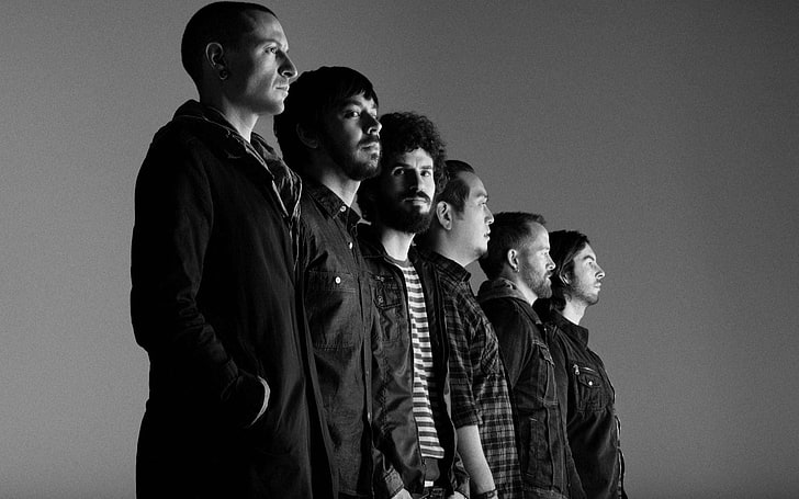 Linkin Park, линкин парк, ряд, участники, фото-сет, высота, HD обои