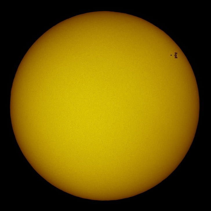 태양, ISS, 우주 왕복선, HD 배경 화면