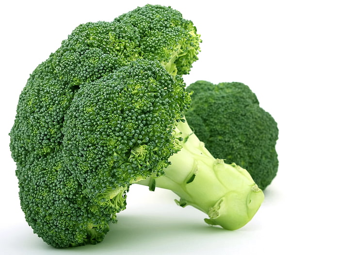 grön broccoli, kål, broccoli, HD tapet
